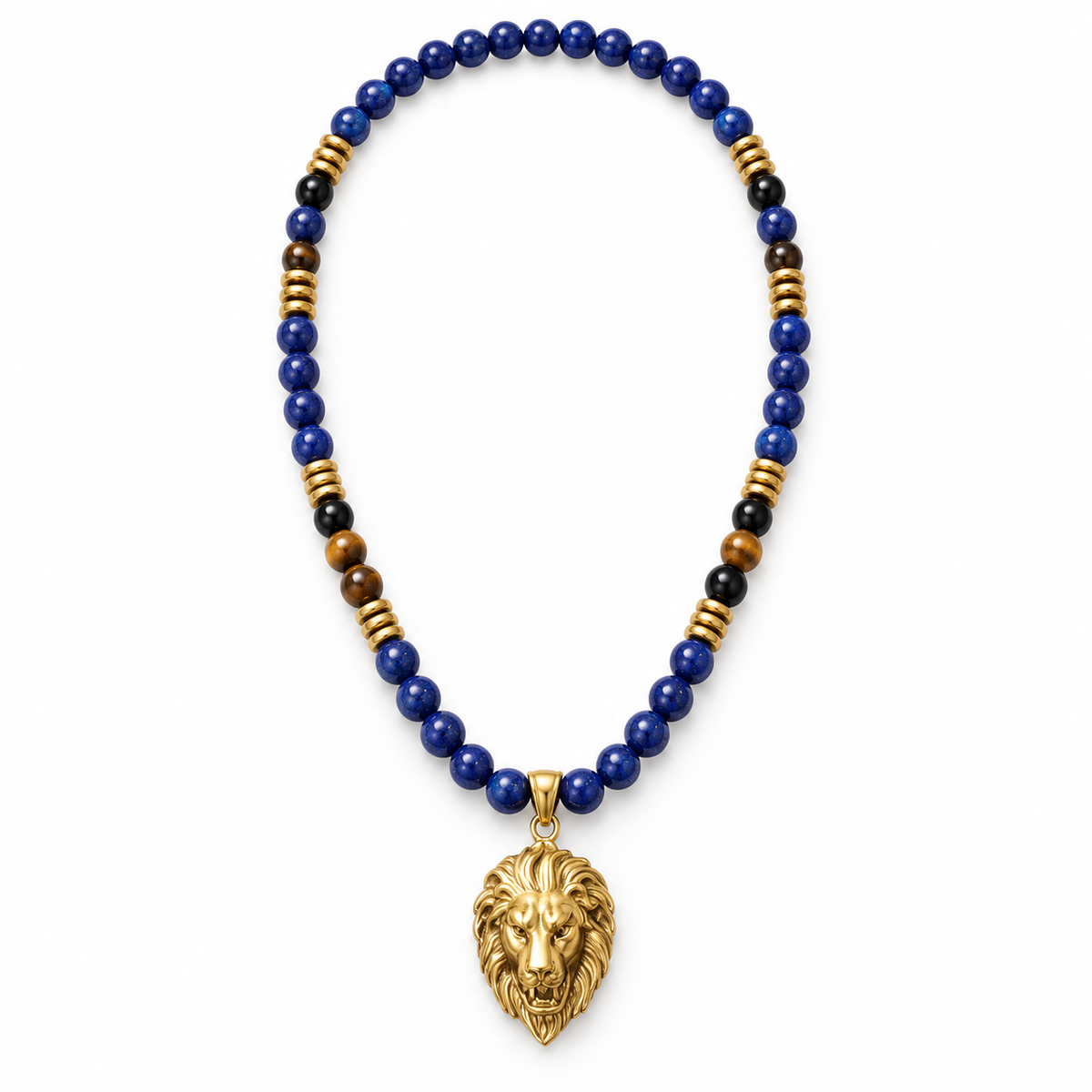 ✨ Blue Lapis Lion Energy Necklace — Courage, Confidence & Strength