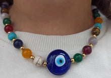Load image into Gallery viewer, Custom crystal necklace for women.