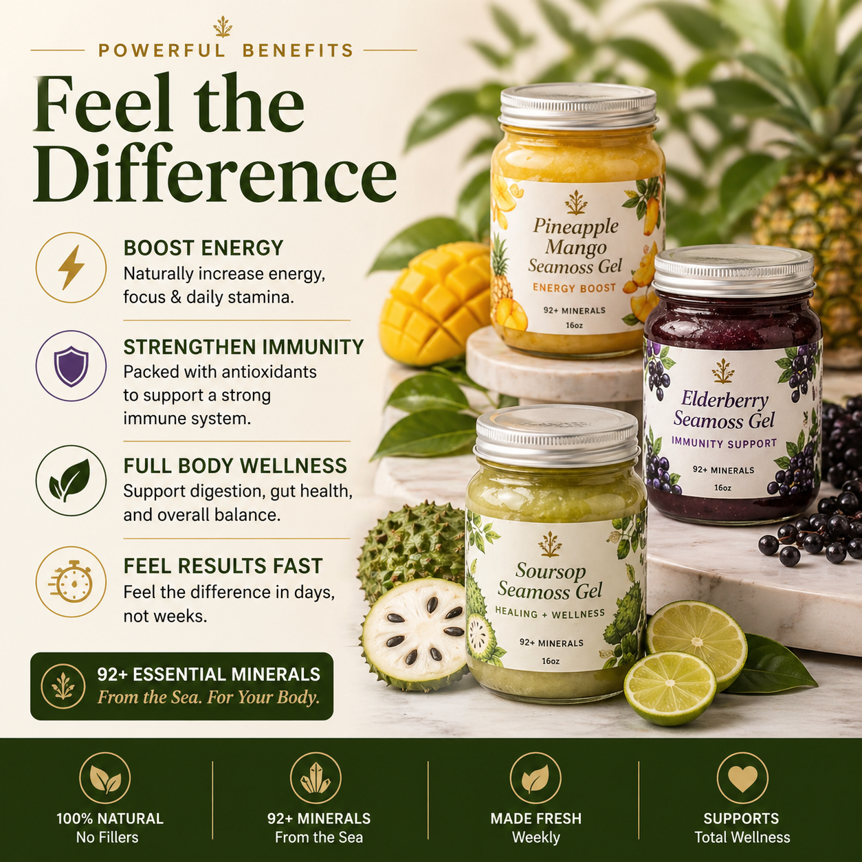 ✨ Wellness Trio Seamoss Bundle — Full Body Reset