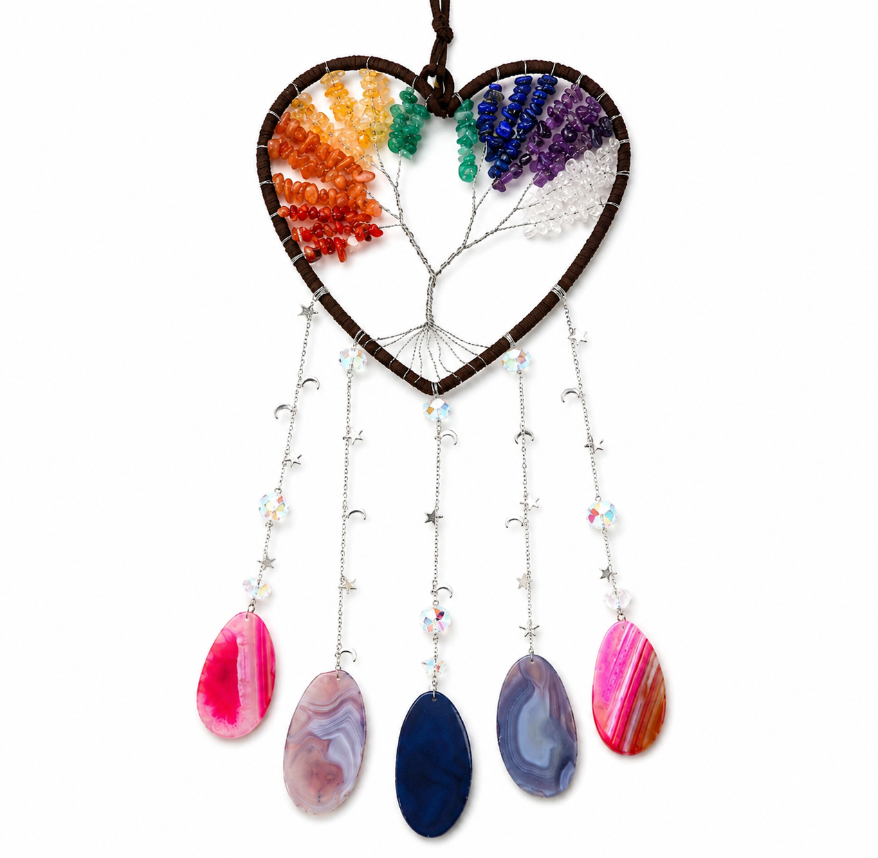 ✨ Chakra Heart Dream Catcher