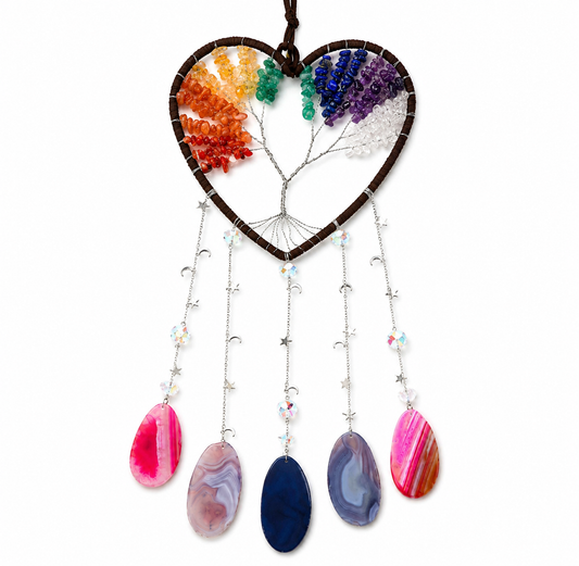 ✨ Chakra Heart Dream Catcher
