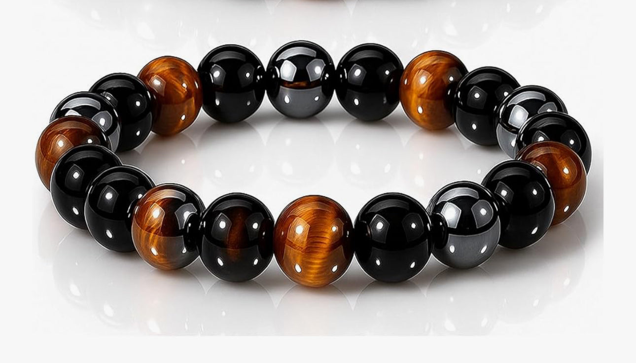 Tiger Eye Protection Bracelet — Confidence, Strength & Grounded Energy ✨
