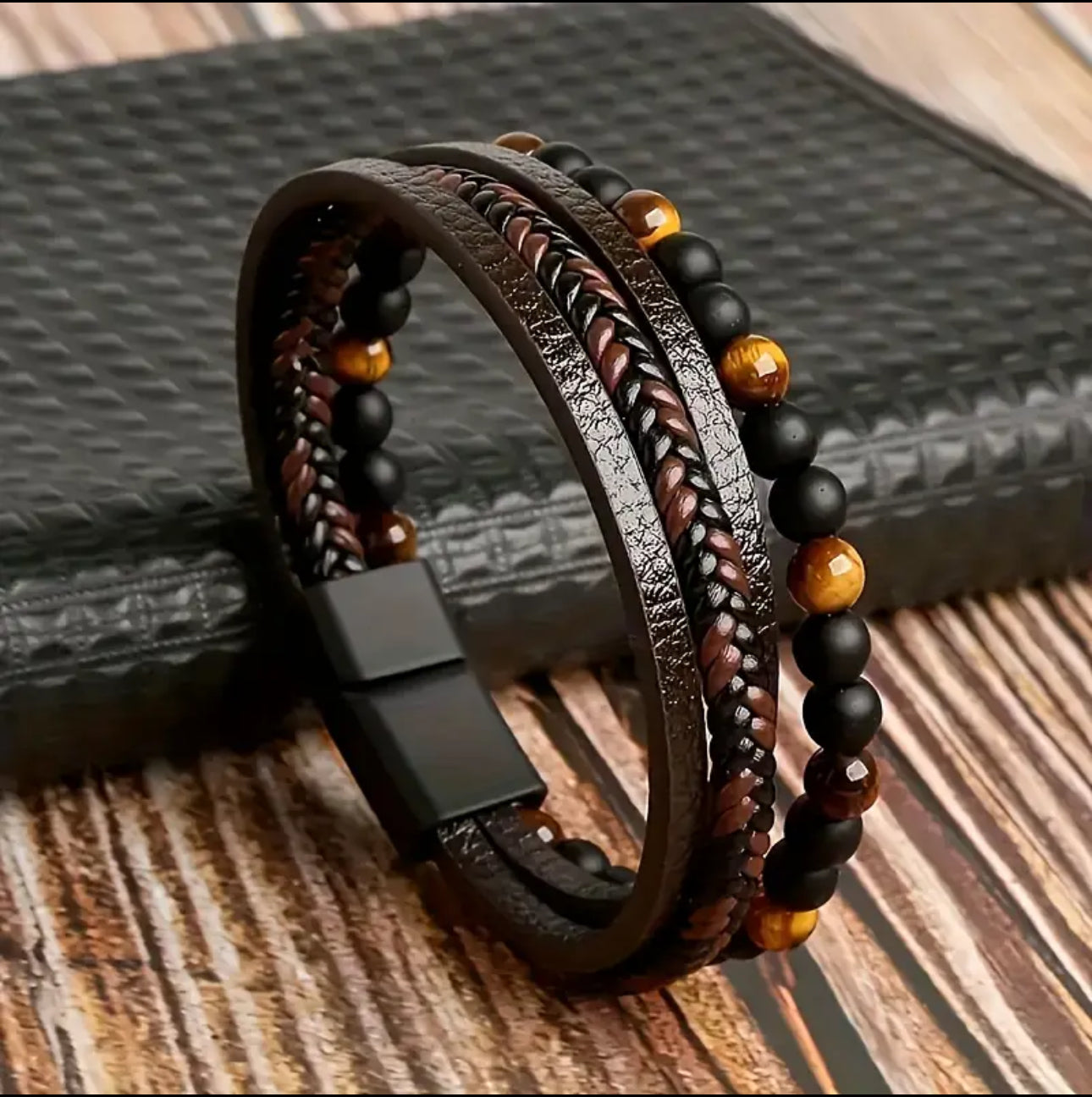 Tiger Eye Protection Bracelet — Confidence, Strength & Grounded Energy ✨