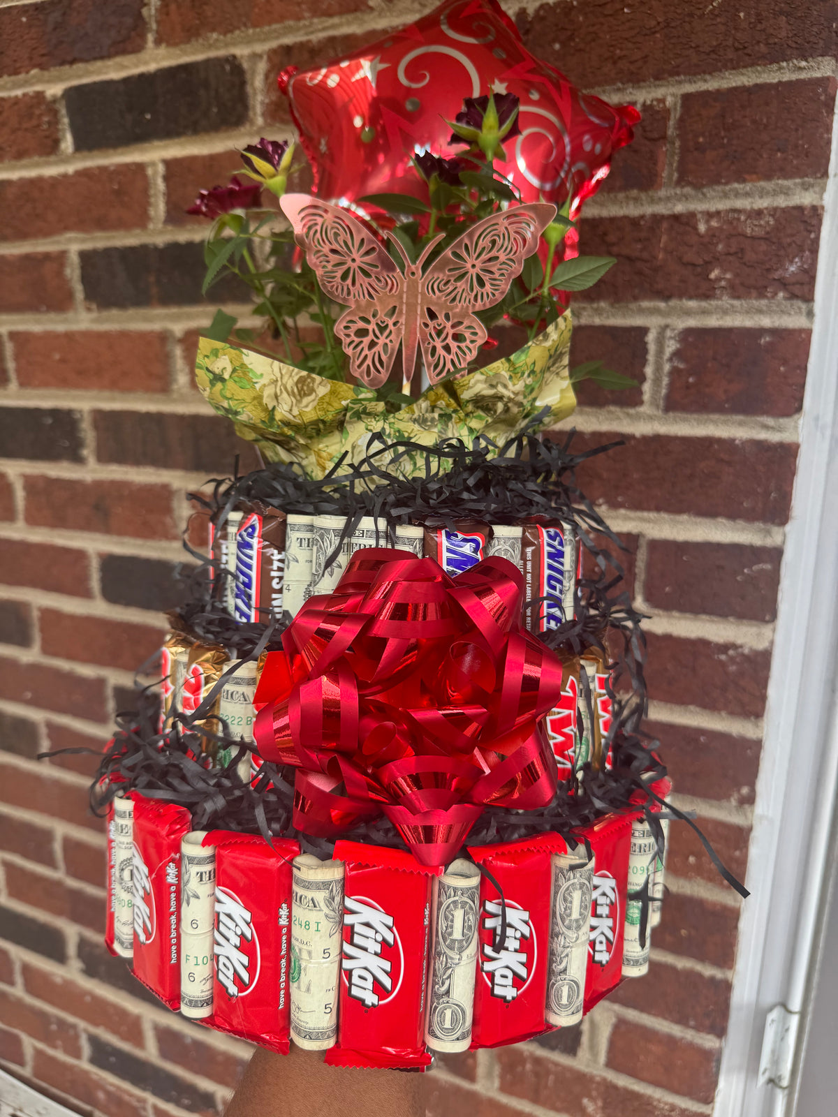 Custom Money & Candy Cake
