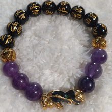 Load image into Gallery viewer, Custom Mantra good luck blessing bracelet
