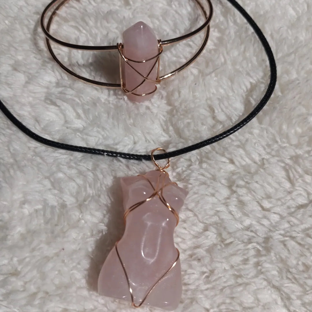 💖 Love Energy — Rose Quartz Necklace