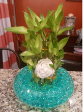 Load image into Gallery viewer, Custom 3 tier liquid crystal bamboo arrangement
